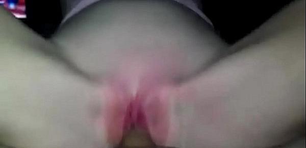  gorgeous fit teen gets fucked hard and cums - real orgasm